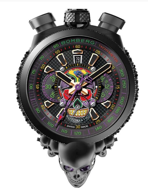 Bomberg BOLT-68 SKULL Automatic Chronograph Limited Edition Replica Watch